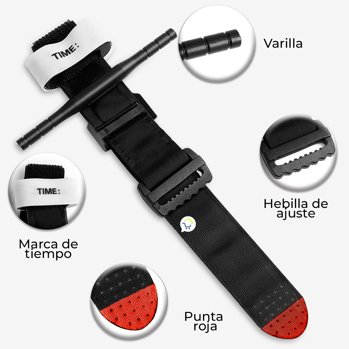 Miniatura 3 de Torniquete Médico Emergencia MK-004